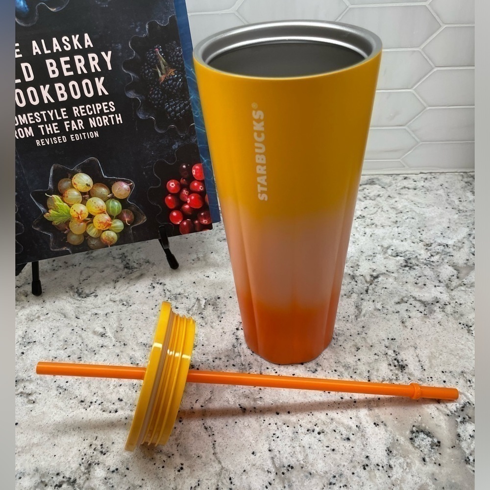 Starbucks 2024 Spring Gradient Orange Sherbet Cold Cup. NWT. Halloween too! - Picture 6 of 8
